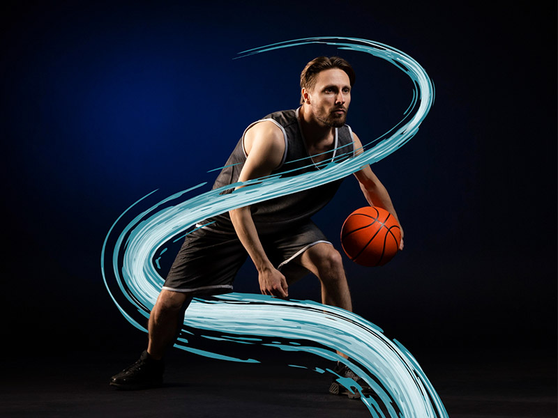 灵魂是后卫的中锋！阿德巴约当年花式技巧单挑看呆媒体人！